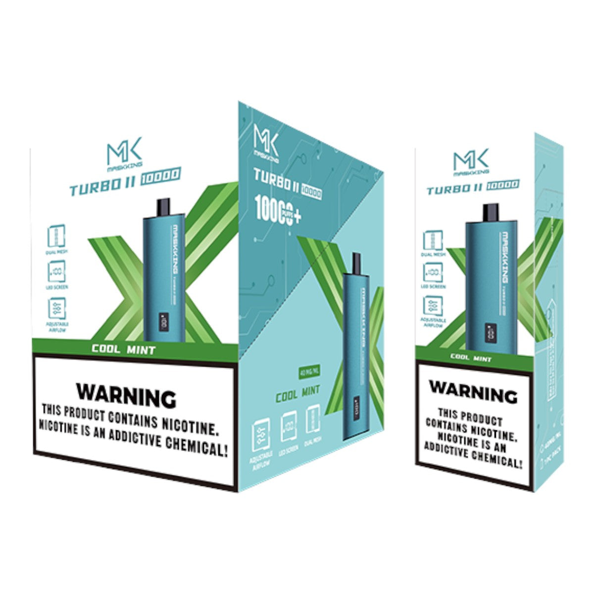 Maskking Turbo II (10 Pack) Cool Mint