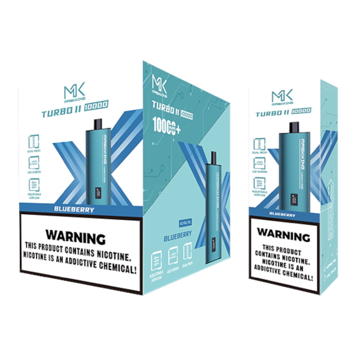 Maskking Turbo II (10 Pack) Blueberry