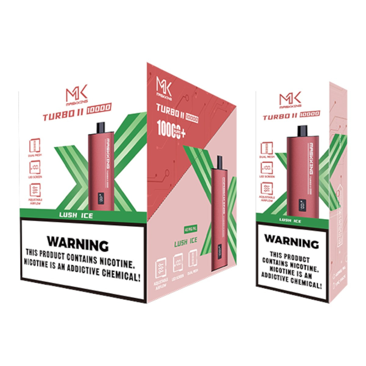 Maskking Turbo II (10 Pack) Lush Ice