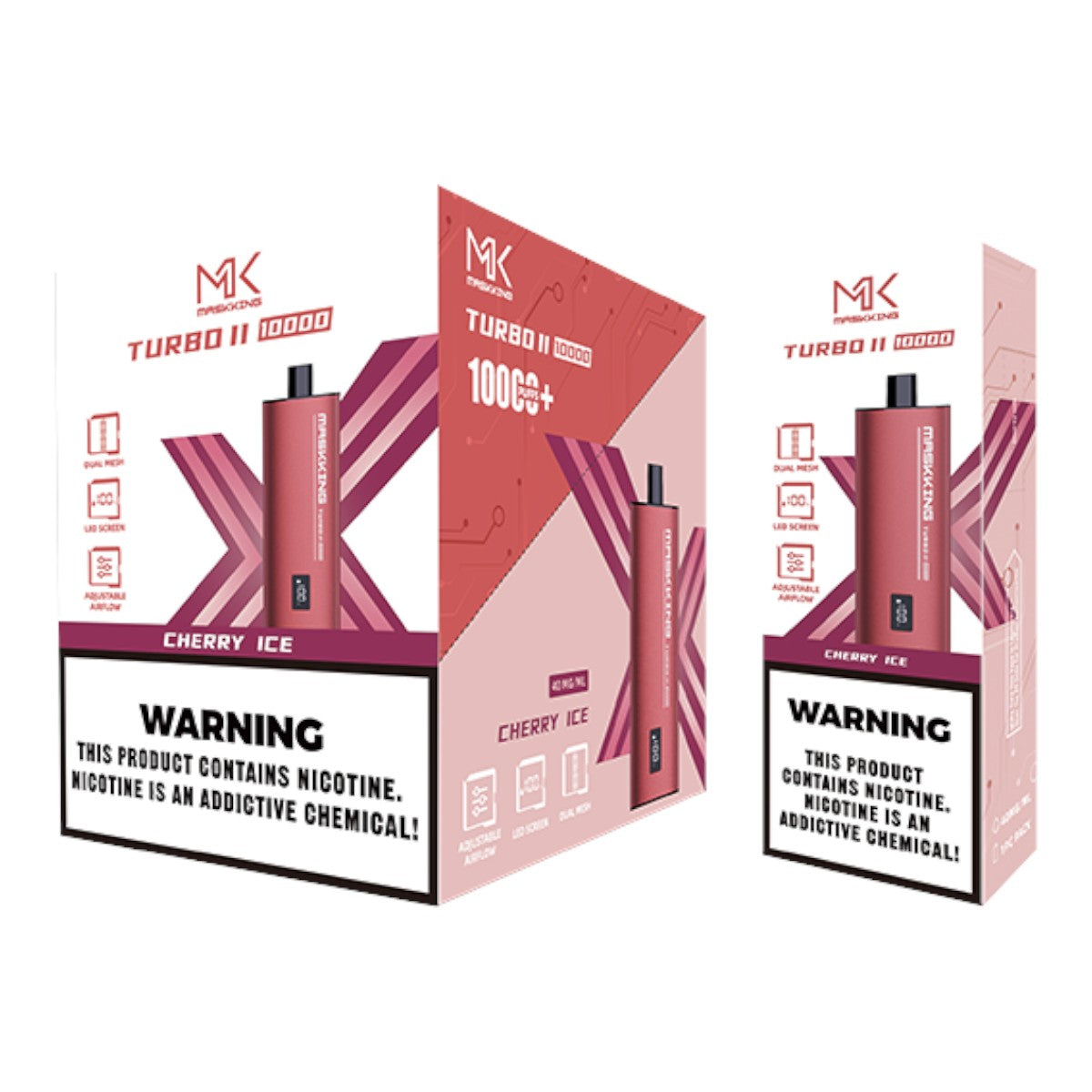 Maskking Turbo II (10 Pack) Cherry Ice