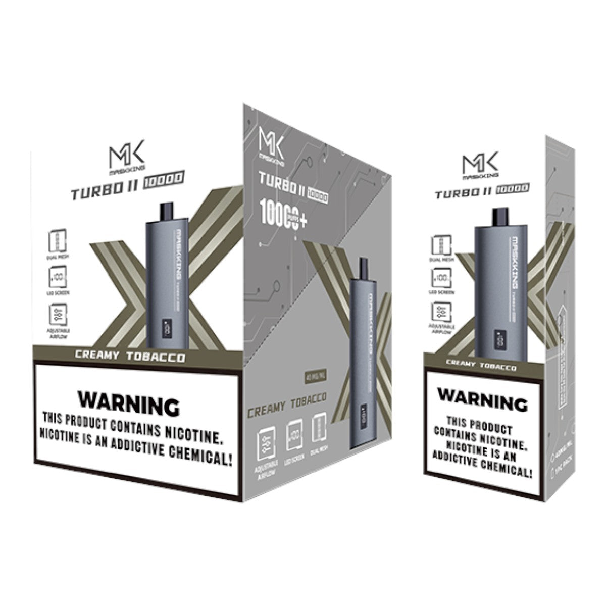 Maskking Turbo II (10 Pack) Creamy Tobacco
