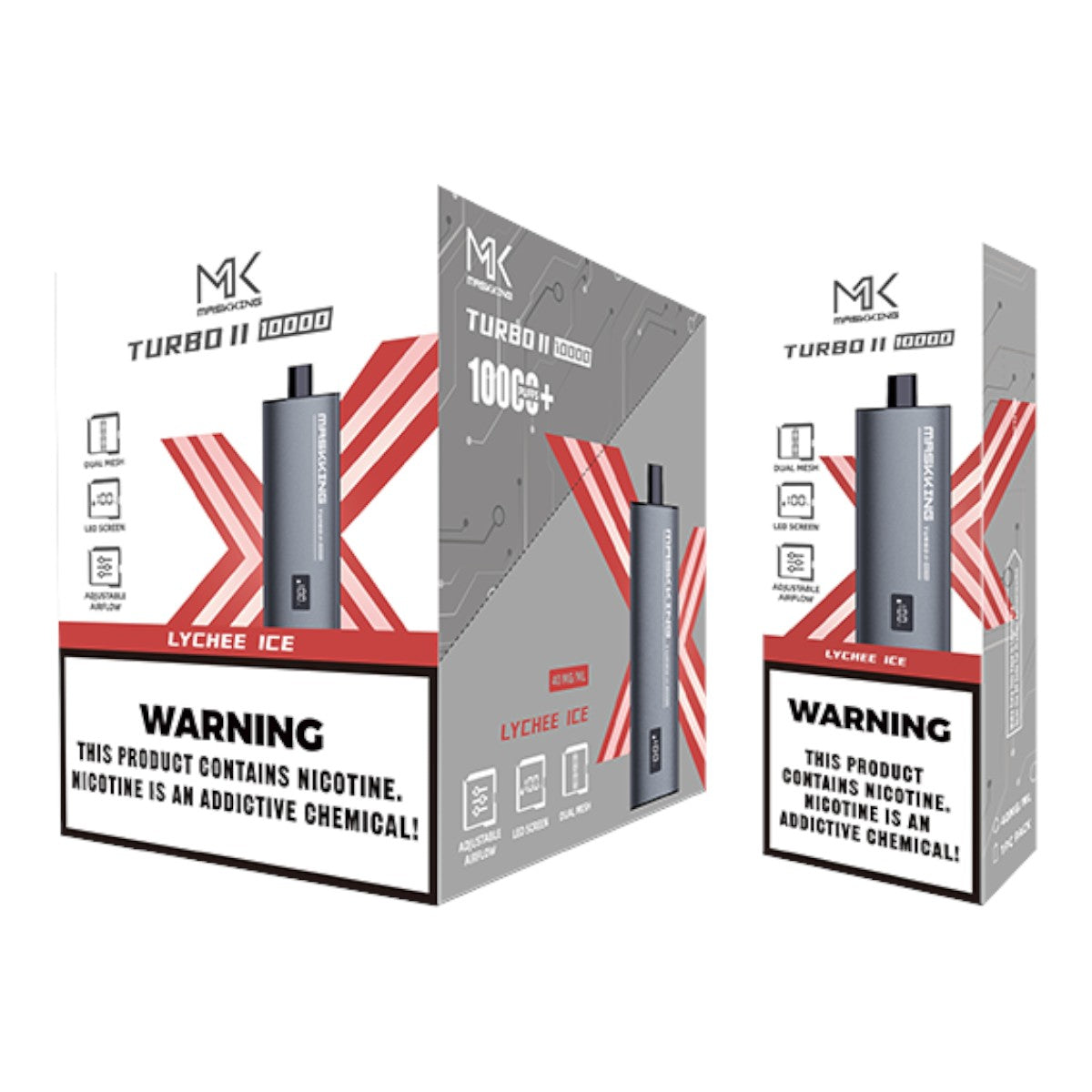 Maskking Turbo II (10 Pack) Lychee Ice