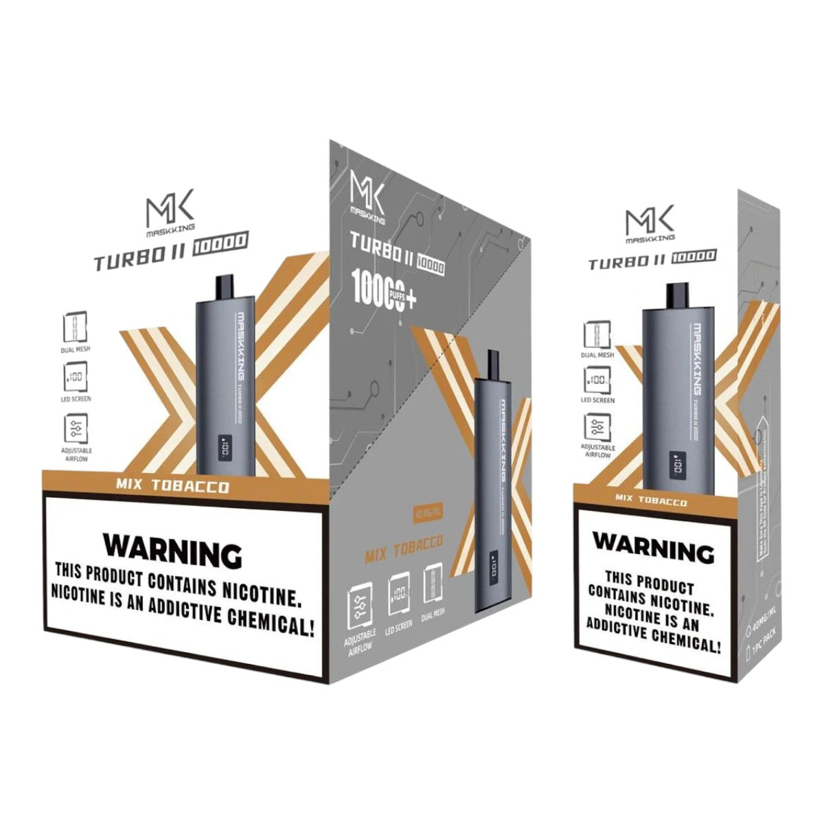 Maskking Turbo II (10 Pack) Mix Tobacco
