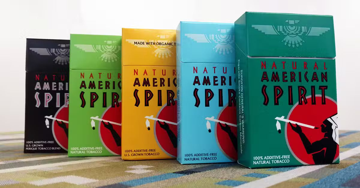 Natural American Spirit cajetillas surtidas caja de cigarros tabaco natural sin aditivos colección completa colores amarillo verde azul negro gris comprar cigarros American Spirit en CDMX entrega rápida cigarros a domicilio CDMX y Área Metropolitana tabaco premium original