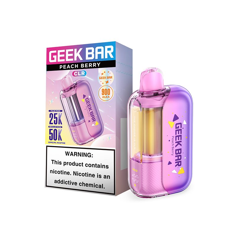 GEEKBAR PULSE CLR – PEACH BERRY