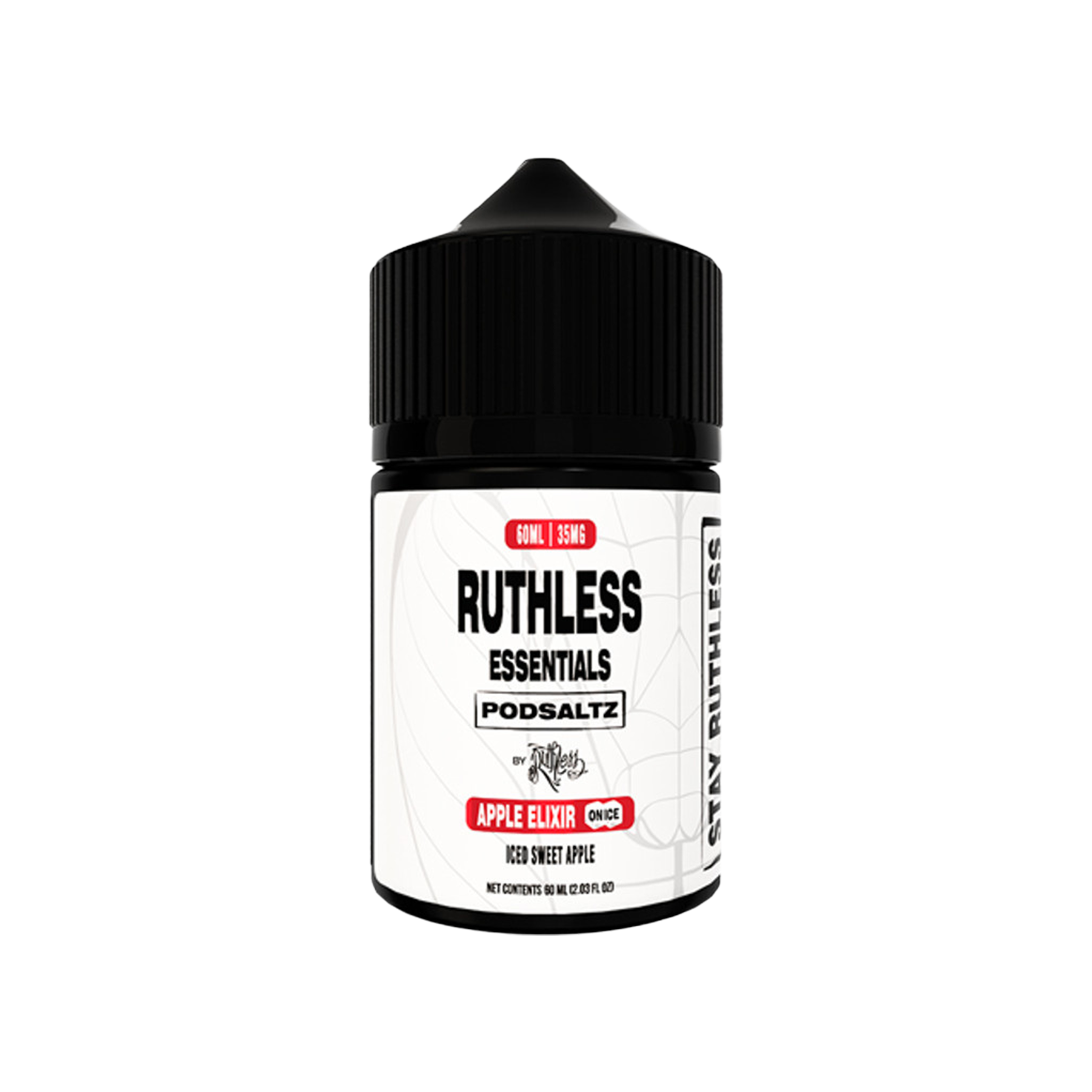 Ruthless Essentials Apple Elixir On Ice 60ml 35mg nicotine salt e liquid sabor manzana con hielo liquido para vape pods comprar en CDMX envío express Área Metropolitana