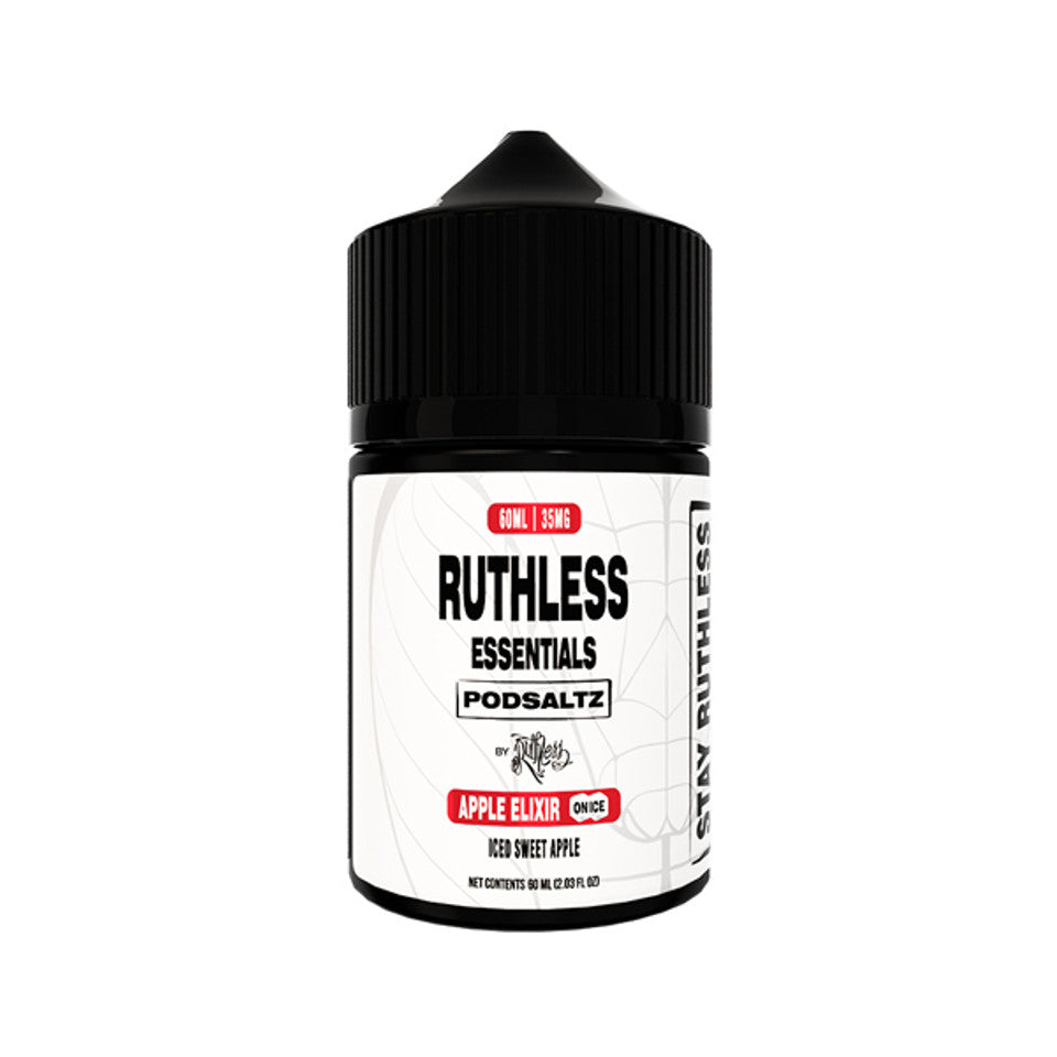 Ruthless Essentials Apple Elixir On Ice 60ml 50mg nicotine salt e liquid sabor manzana con hielo liquido para vape pods comprar en CDMX envío express Área Metropolitana