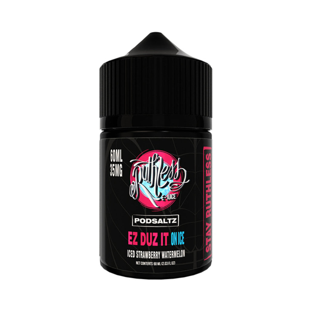 Ruthless Essentials Ez Duz It Watermelon 60ml 35mg nicotine salt e liquid sabor fresa sandía liquido para vape pods comprar en CDMX envío express Área Metropolitana