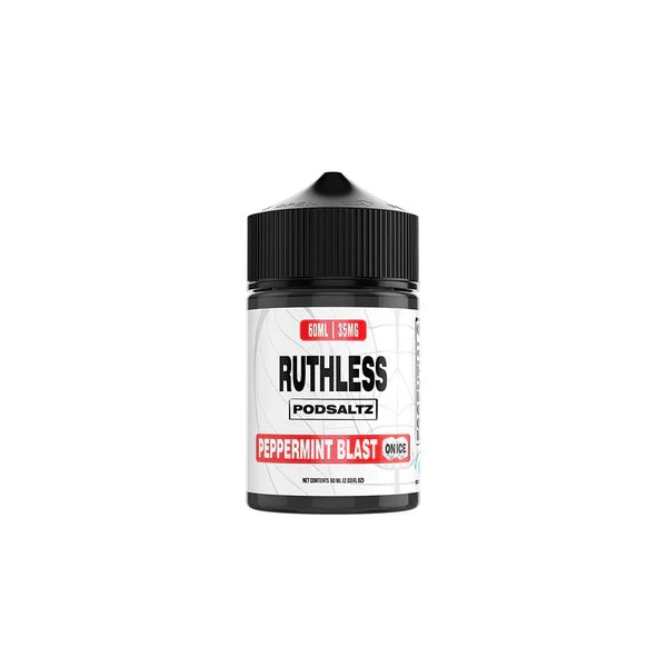 Ruthless Essentials Peppermint Blast On Ice 60ml 35mg nicotine salt e liquid sabor menta hielo liquido para vape pods comprar en CDMX envío express Área Metropolitana