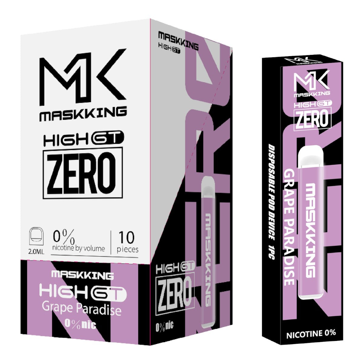 Compra Maskking GT Zero 10 Pack vapes originales, envío en México