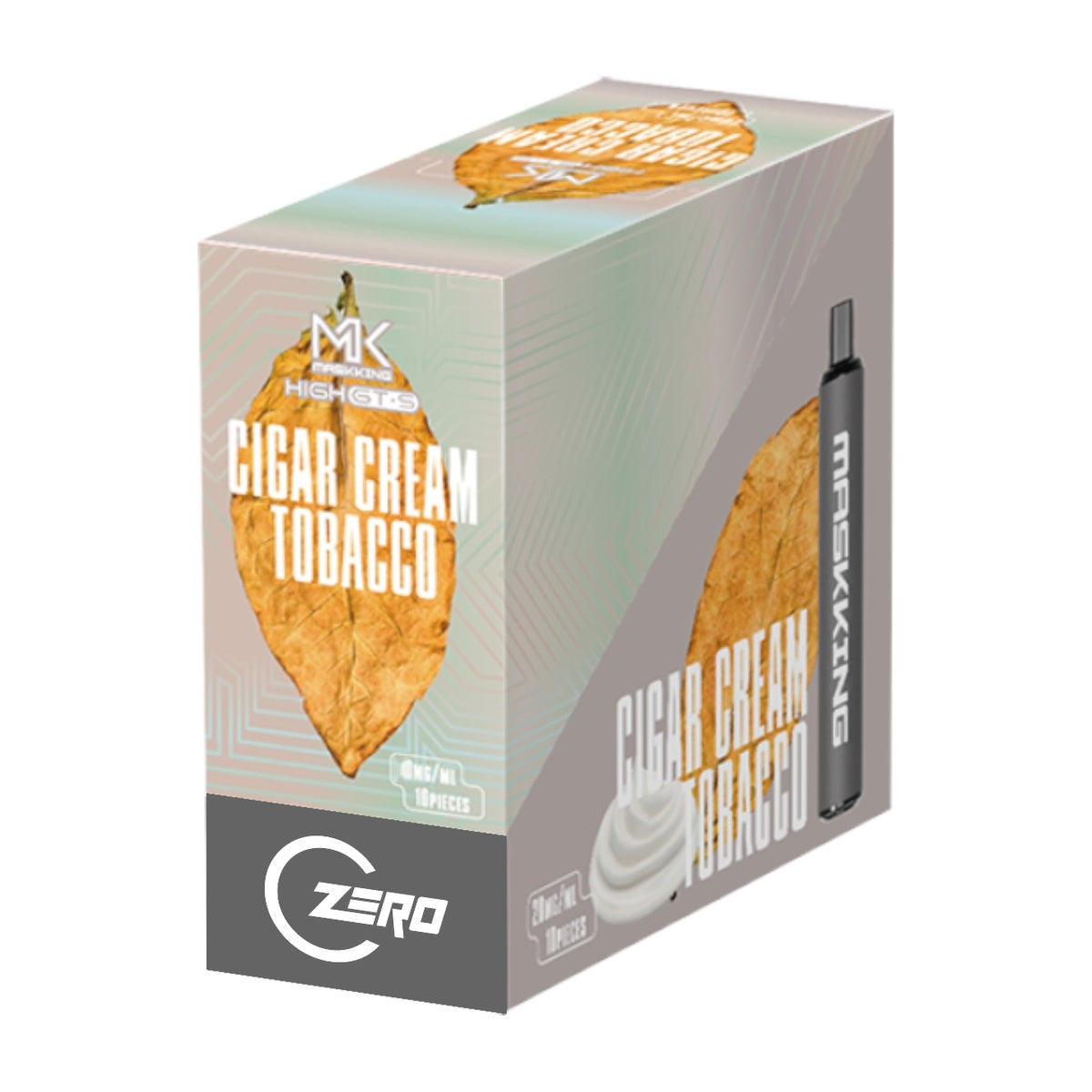 Maskking GTS Zero 10 Pack, 10 vapes 0% nicotina originales mayoreo México