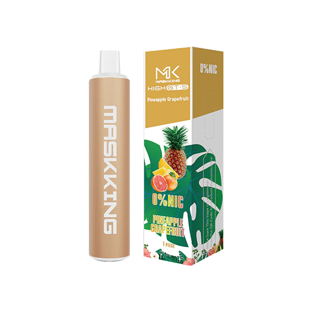 Vapeador Maskking GTS Zero sabores variados 0% nicotina, México