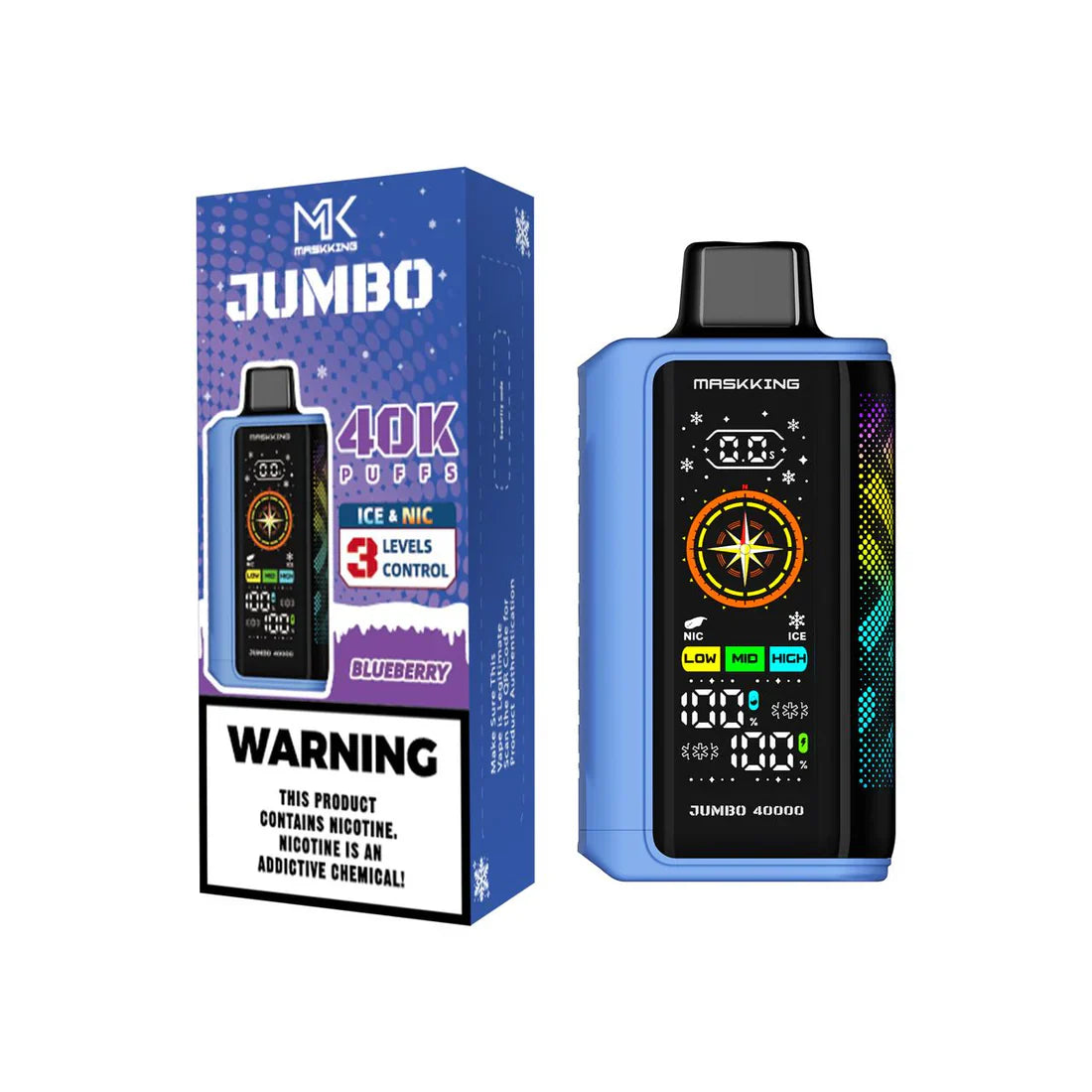 Maskking Jumbo entrega el mismo día CDMX, vape recargable original México
