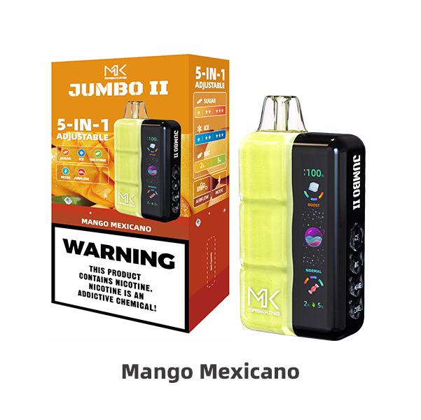 Maskking Jumbo II carga rápida USB-C, vape recargable original México