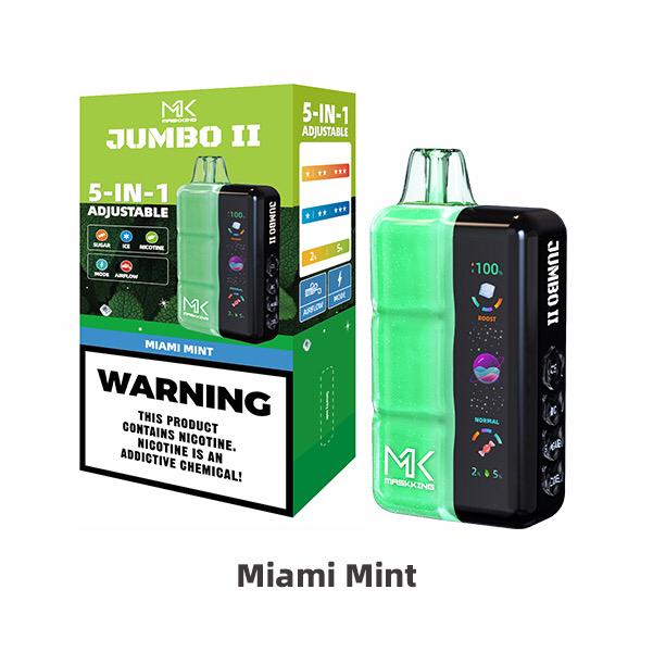 Vapeador Maskking Jumbo II 50000 caladas recargable USB-C original México
