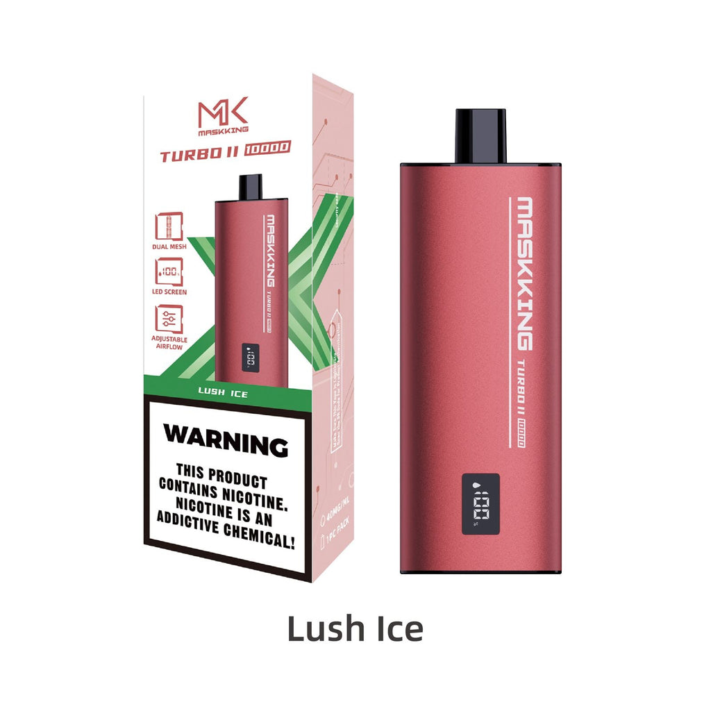 Maskking Turbo II carga rápida USB-C, vapeador recargable original México