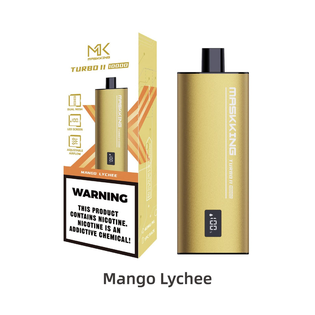 Compra Maskking Turbo II original, vape 10000 puffs con envío en México