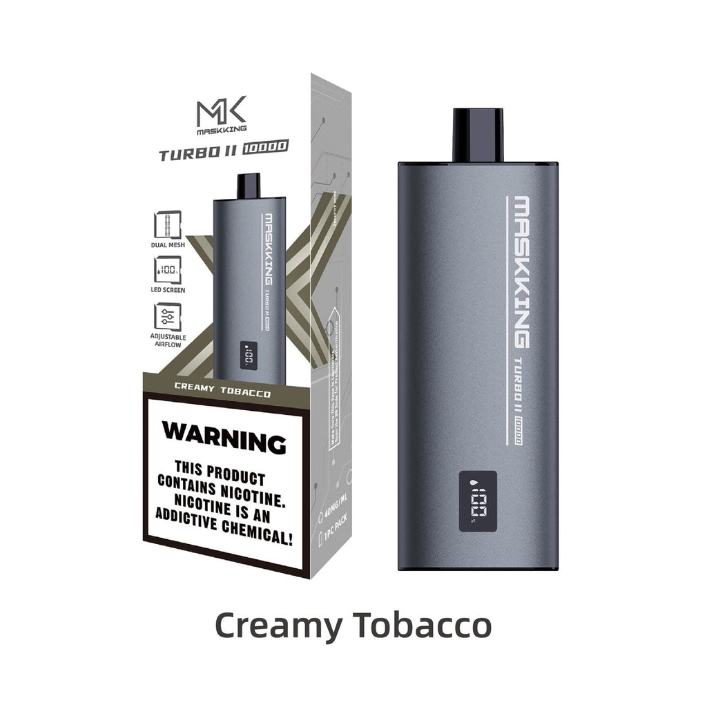 Maskking Turbo II airflow ajustable y modo Turbo, vape recargable México