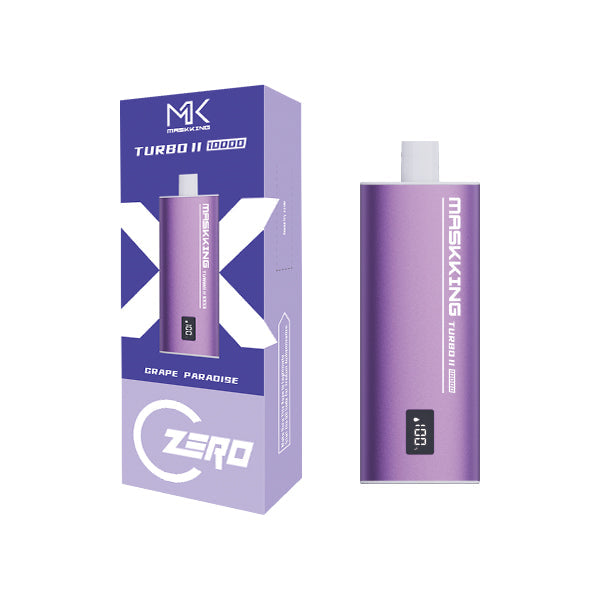 Vape Maskking Turbo II Zero 0% nicotina 10000 puffs, original México
