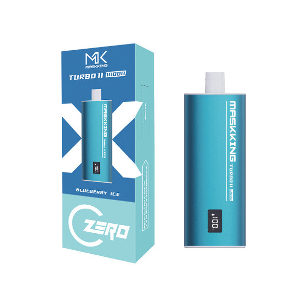 Vapeador Maskking Turbo II Zero 0% nicotina USB-C original México