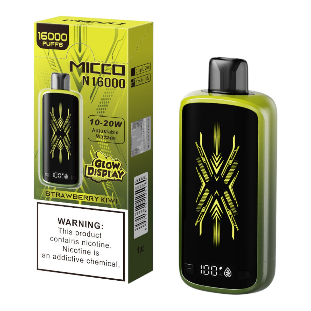 Vape Micco N16 desechable con sabores variados original México