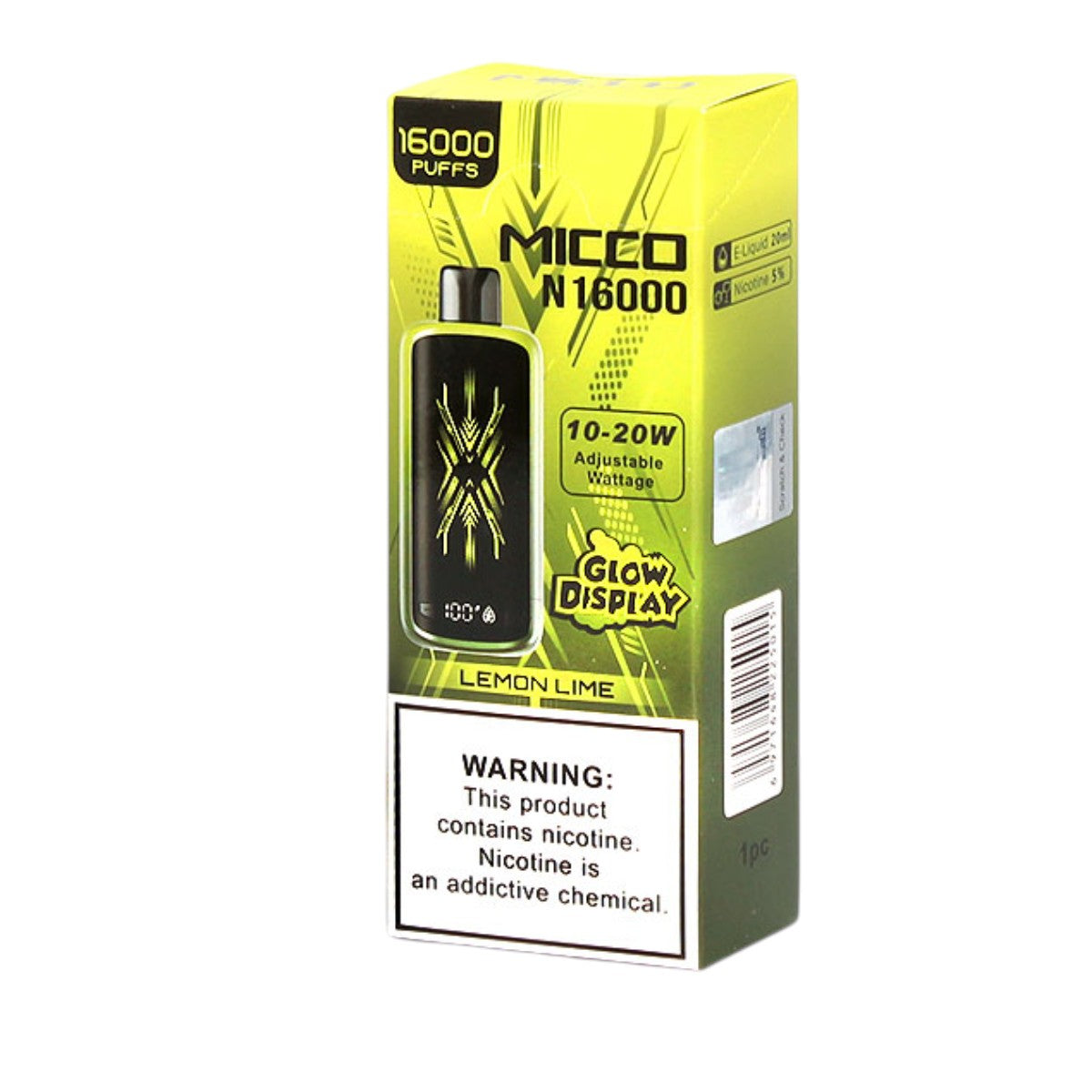 Vape Micco N16 desechable con sabores variados original México