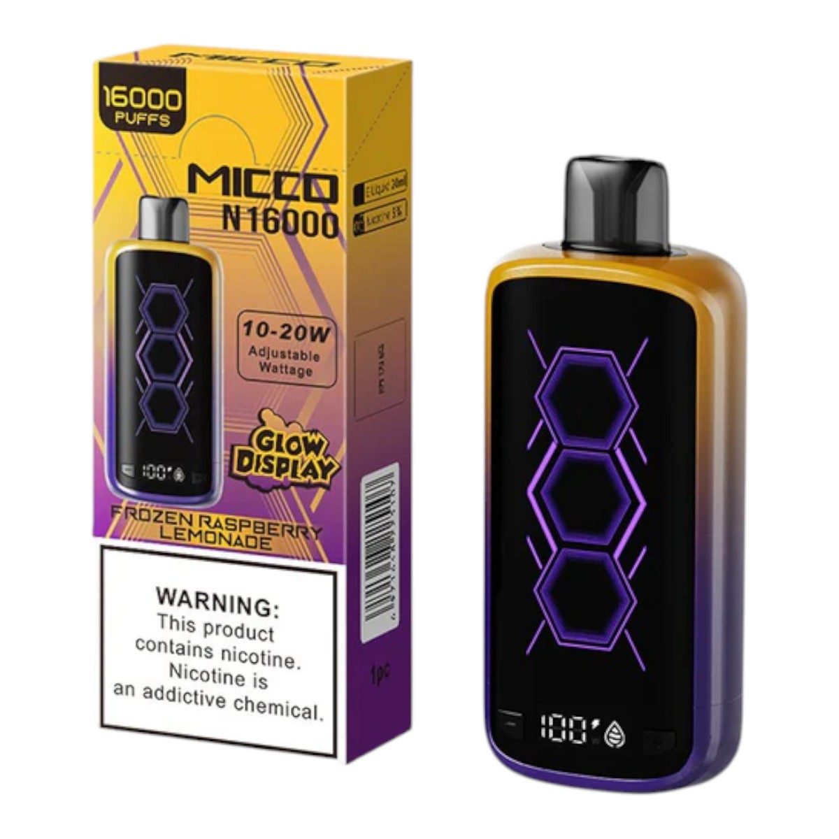 Micco N16 vapeador desechable activación automática original México